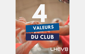 Les valeurs du club