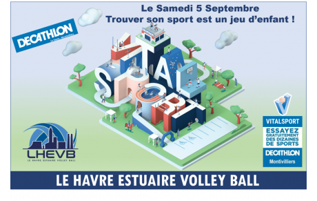 Découverte du Volley-Ball Décathlon Samedi 5 septembre